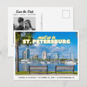 Heiratsankündigungspostkarte aus St. Petersburg Postkarte