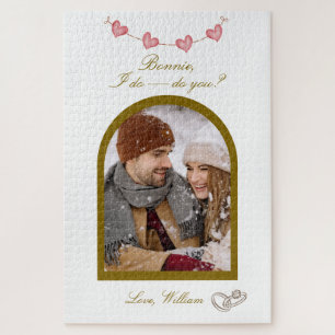 Heiratsantrag-Foto-Puzzle   Ich heirate - Dich? 