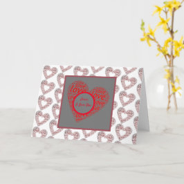 Heiratsantrag Herz Karte