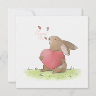 Heiratsantrag-Illustration Feiertagskarte