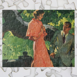 Heiratsantrag im Vintage-Stil; Willst du mich heir