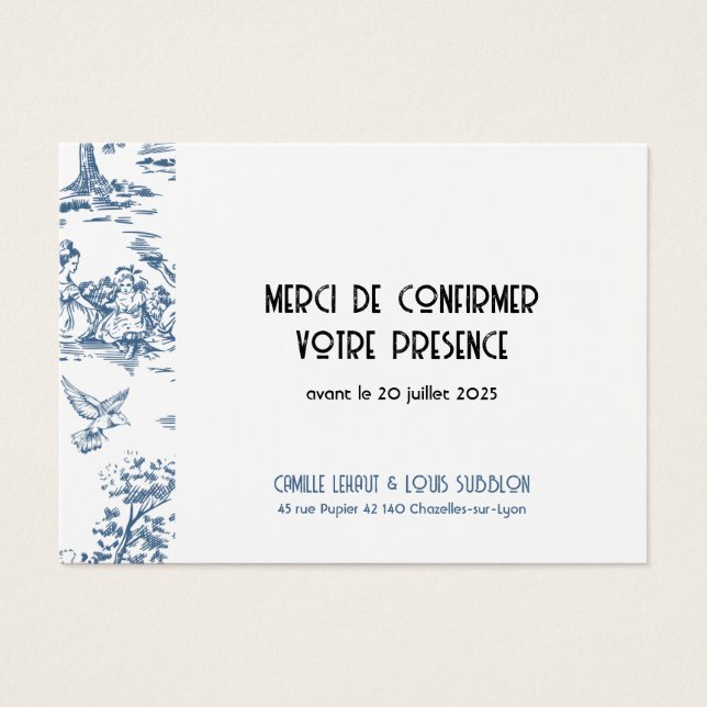 Heiratsantwort Victoria (Vorderseite)