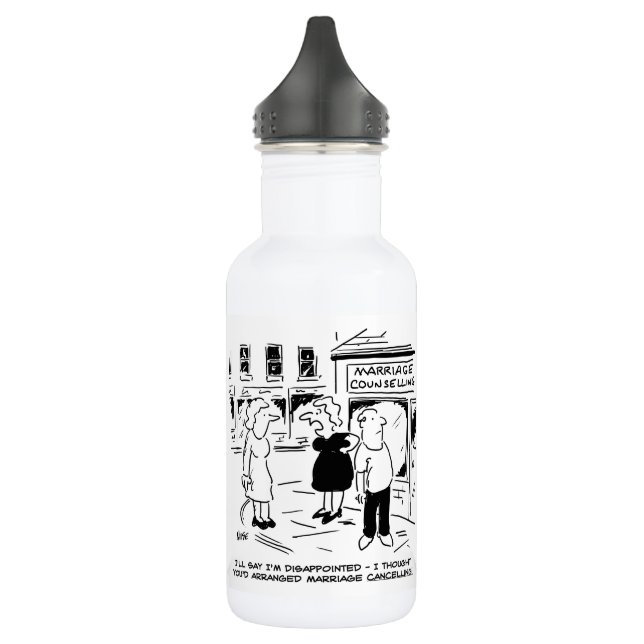 Heiratsberatung, nicht Stainless-Status abbrechen Edelstahlflasche (Links)
