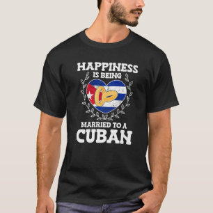 Heiratsjubiläum Verheiratet zu einer kubanischen E T-Shirt
