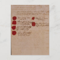 Heiratsurkunde von Wolfgang, Mozart und Weber