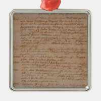Heiratsurkunde von Wolfgang, von Mozart und von