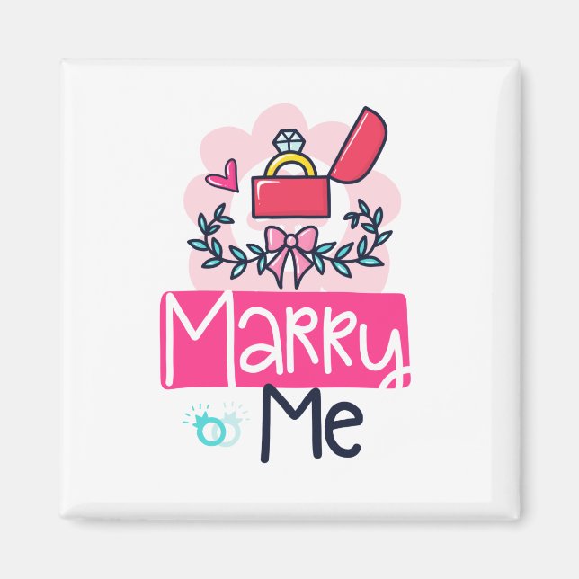 Heiratsvorschlag Magnet (Vorne)
