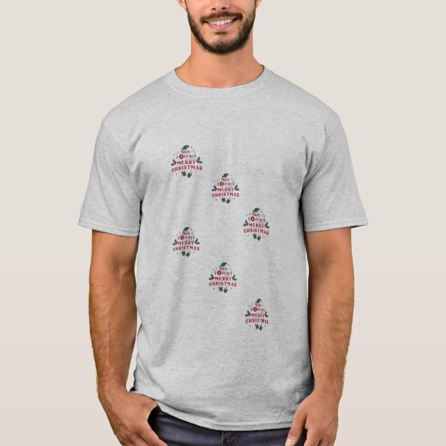 Heiratsweihnachtsdesign-T - Shirt (Vorderseite)