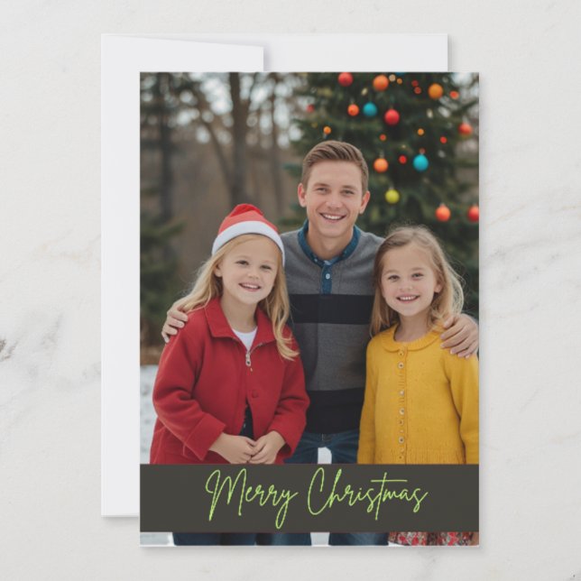 Heiratsweihnachtskarte Einladung (Vorderseite)