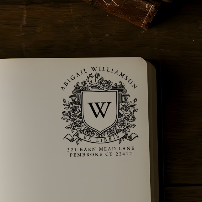 Heirloom Buchzeichen Briefmarke Benutzerdefinierte Gummistempel (Von Creator hochgeladen)