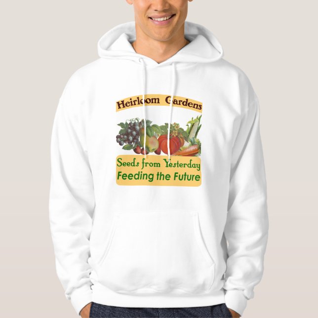 Heirloom Gardens Green Sprichwort T-Shirt Hoodie (Vorderseite)
