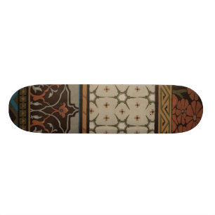 Heirloom-Gewebe mit dekorativen Mustern Skateboard