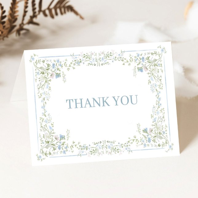 Heirloom Hydrangea Bridal Shower Thank You cards Einladung (Von Creator hochgeladen)