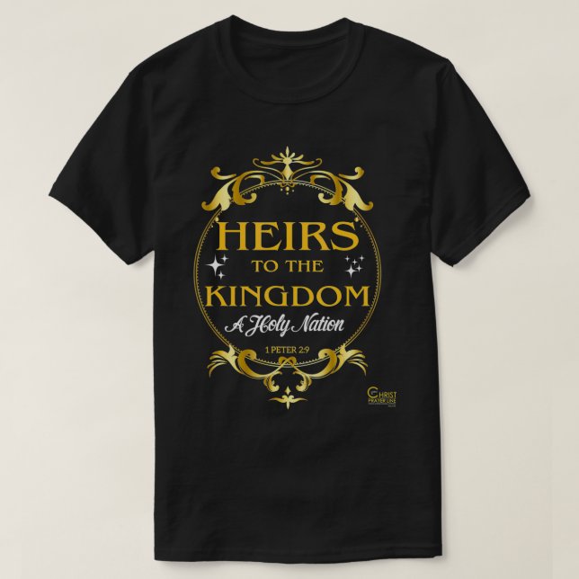 Heirs des Königreichs 1 Peter 29 T-Shirt (Design vorne)
