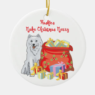 Heisere frohe Weihnachten Keramik Ornament