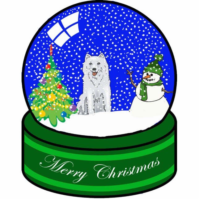 heisere Schnekugel Fotoskulptur Ornament (Vorne)