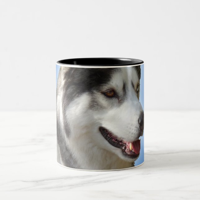 Heisere Tassen-Kaffeetasse-coole sibirischer Zweifarbige Tasse (Mittel)