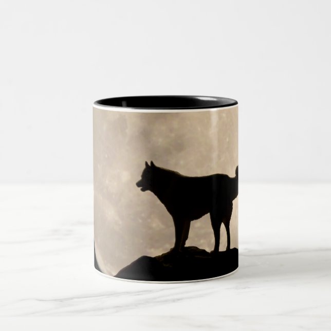 Heisere Tassen-Kaffeetasse-coole sibirischer Zweifarbige Tasse (Mittel)