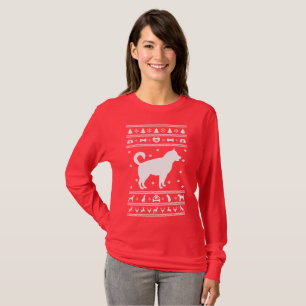 Heiserer Hundehässliches Strickjacke-Weihnachten T-Shirt