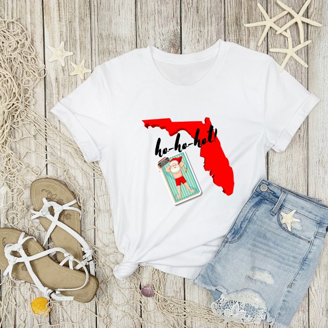 heiß! Frohe Weihnachten Florida Style Urlaub T-Shirt (Von Creator hochgeladen)