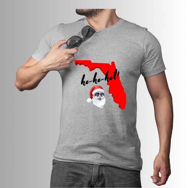 heiß! Frohe Weihnachten Florida Style Urlaub T-Shirt (Von Creator hochgeladen)
