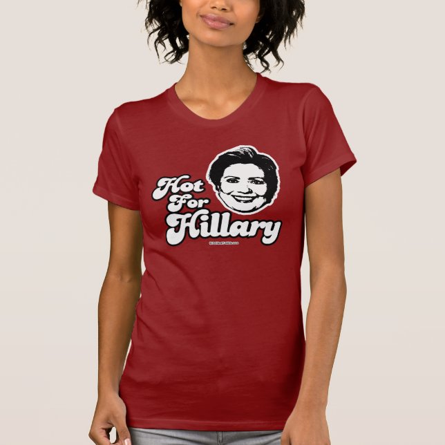 Heiß für Hillary-T - Shirt (Vorderseite)