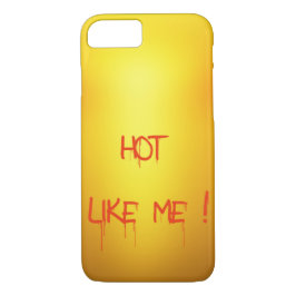 Heiß Orange. iPhone 8/7 Hülle