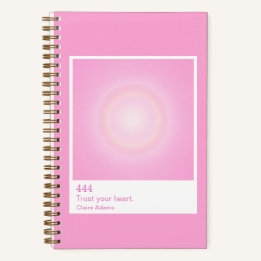 Heiß Rosa Aura Swatch Engel Zahl Klein Notizbuch