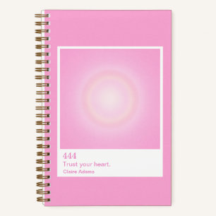 Heiß Rosa Aura Swatch Engel Zahl Klein Notizbuch