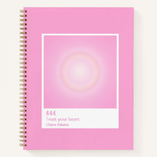 Heiß Rosa Aura Swatch Engel Zahl Notizbuch
