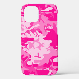 heiß rosa Camo Tarnung iPhone 12 Hülle