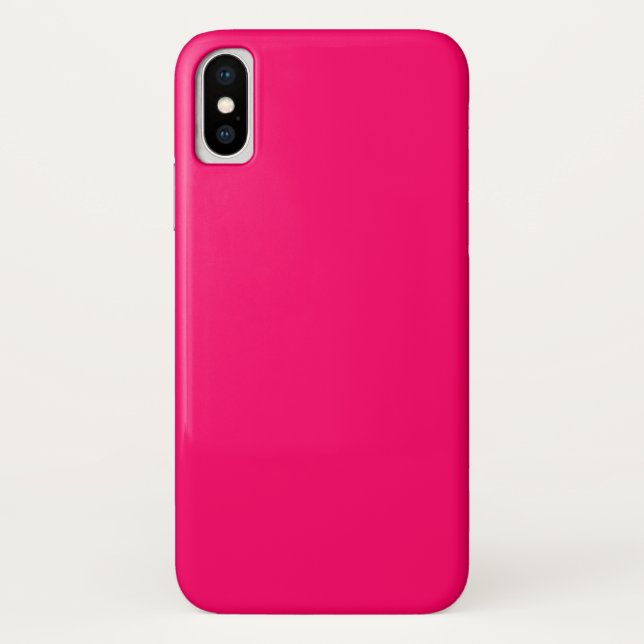 Heiß rosa Case-Mate iPhone hülle (Rückseite)