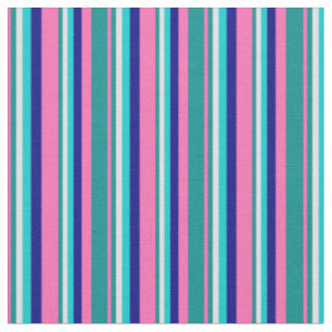 Heiß rosa, Cyan, Lavendel, Dunkel Türkis und Blau Stoff