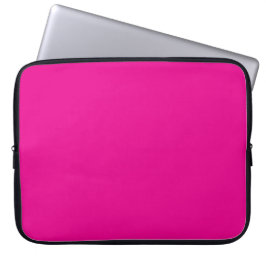 Heiß rosa Farbe Laptopschutzhülle