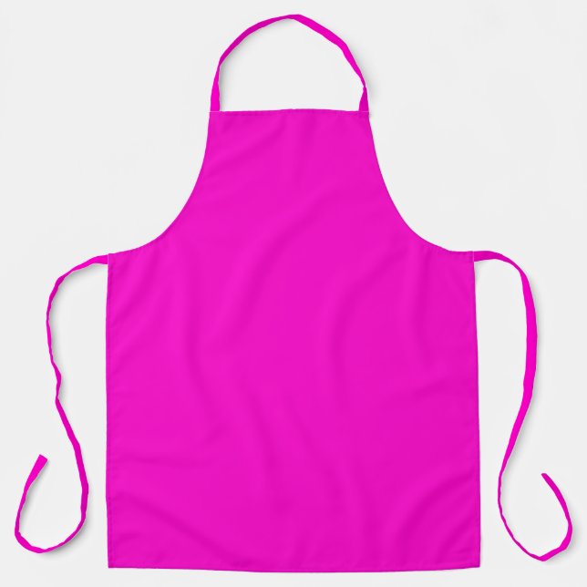 Heiß rosa Farbe Schürze (Vorderseite)