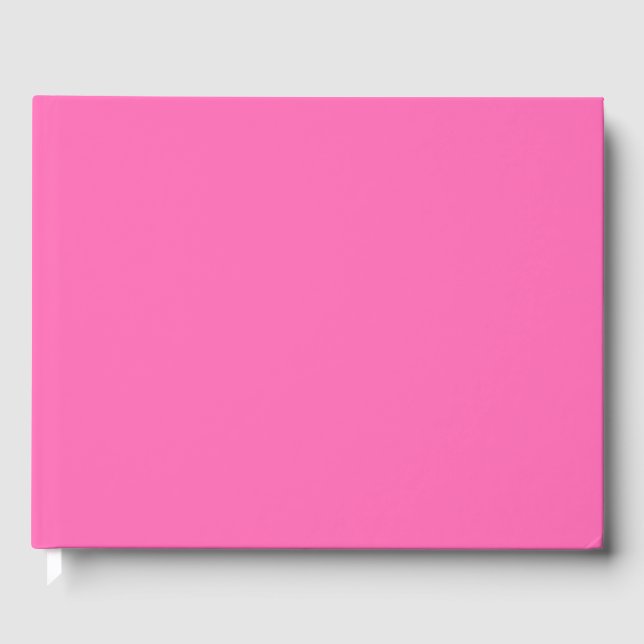 Heiß rosa gästebuch (Vorderseite)