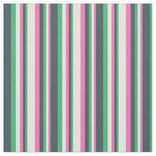 Heiß rosa, heller Cyan, Sea Green & Dark Slate Gra Stoff