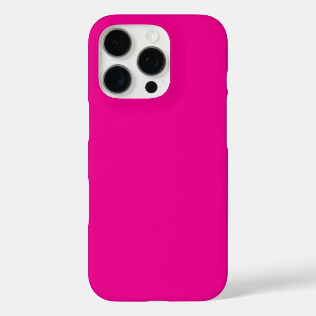 Heiß rosa iPhone 16 pro hülle (Rückseite)
