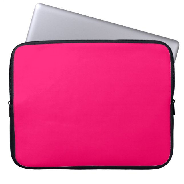 Heiß rosa laptopschutzhülle (Vorderseite)