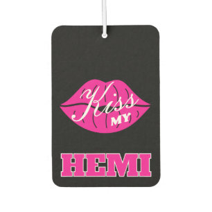 Heiß rosa Lippen küssen meine Hemi Auto Fußmatte Autolufterfrischer