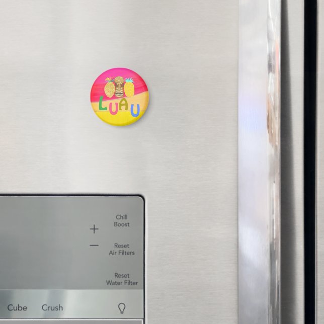 Heiß Rosa Luau Magnet (In Situ (Kühlschrank))
