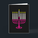 heiß rosa menorah hanukkah purim einladung<br><div class="desc">"hot pink menorah hanukkah ", "pink hanukkah", "pink menorah", "hanukkah menorah",  menorah, "glückliche hanukkah",  kanukah,  hannukah,  Hanukkah, "jüdische Feiertage"</div>