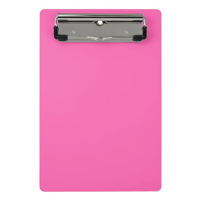 Heiß rosa mini klemmbrett (Vorderseite)