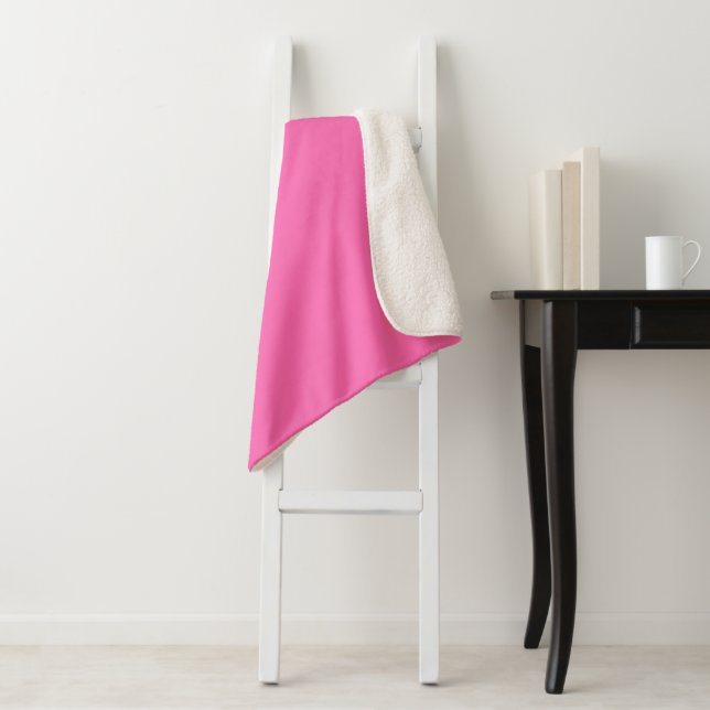 Heiß rosa sherpadecke (Beispiel)