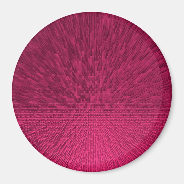 Heiß rosa Stadt...... Magnet (Vorne)