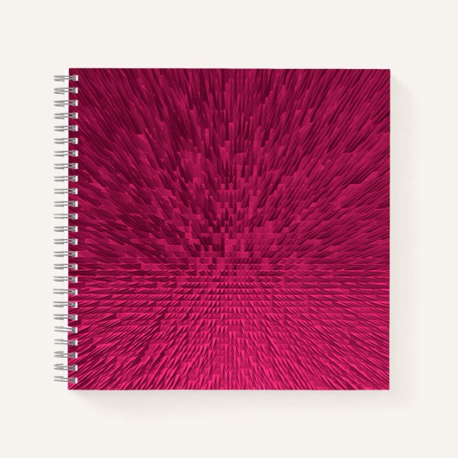 Heiß rosa Stadt.... Notizbuch (Vorderseite)