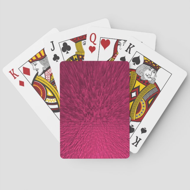Heiß rosa Stadt...... Spielkarten (Rückseite)