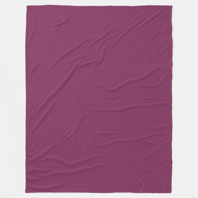 Heiß rosa und schwarz fleecedecke (Vorderseite)