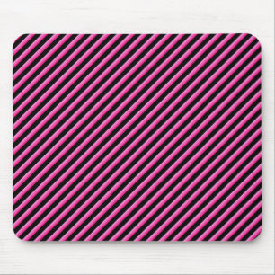 Heiß rosa und schwarz mousepad