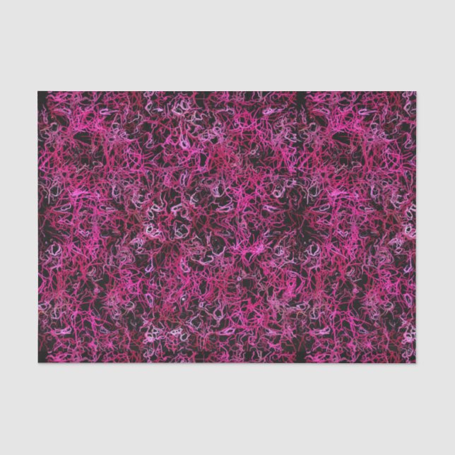 Heiß rosa und schwarz seidenpapier (Vorderseite)